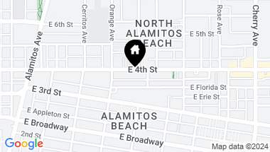 Map of 1250 E 4th Street 6, Long Beach CA, 90802