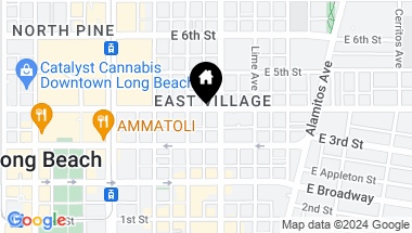 Map of 530 E 4th Street, Long Beach CA, 90802
