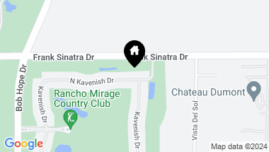 Map of 105 Kavenish Drive, Rancho Mirage CA, 92270