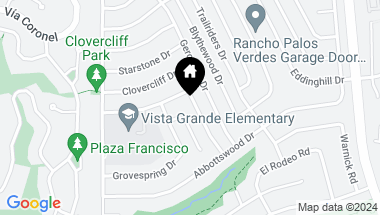 Map of 28845 Briarhurst Drive, Rancho Palos Verdes CA, 90275
