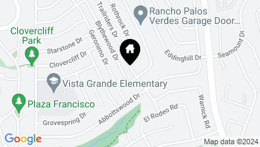 Map of 28839 Trailriders Drive, Rancho Palos Verdes CA, 90275