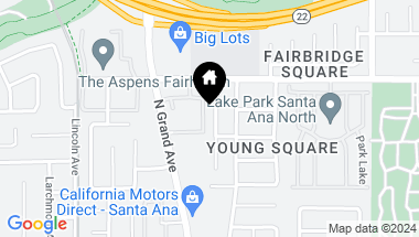 Map of 2612 North Jacaranda Street N, Santa Ana CA, 92705