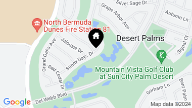 Map of 78360 Bonanza Drive, Palm Desert CA, 92211