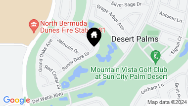 Map of 78348 Bonanza Drive, Palm Desert CA, 92211