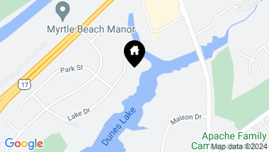 Map of 9502 Lake Dr., Myrtle Beach SC, 29572