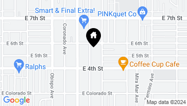 Map of 506 Newport Avenue Front, Long Beach CA, 90814