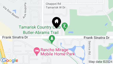 Map of 70070 Frank Sinatra Drive 5, Rancho Mirage CA, 92270