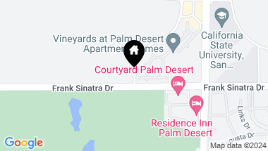 Map of 74362 College Dr, Palm Desert CA, 92211