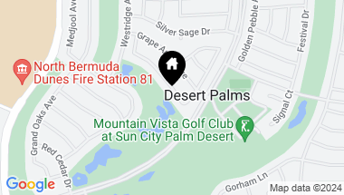 Map of 78291 Rainbow Drive, Palm Desert CA, 92211