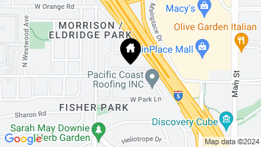 Map of 608 W Memory Lane, Santa Ana CA, 92706