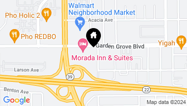 Map of 8132 Garden Grove Boulevard, Garden Grove CA, 92844