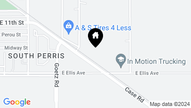Map of 0 E Ellis & Case Rd Avenue SE, Perris CA, 92570