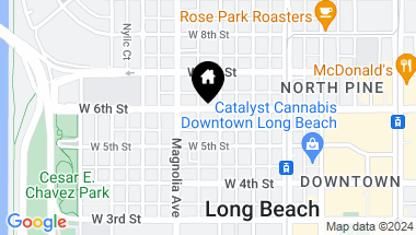 Map of 545 Chestnut Avenue 309, Long Beach CA, 90802