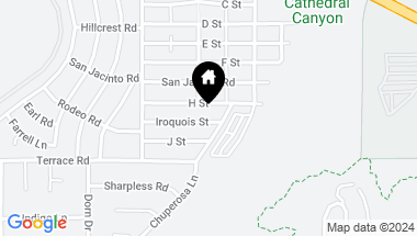 Map of 68642 Iroquois Street, Cathedral City CA, 92234