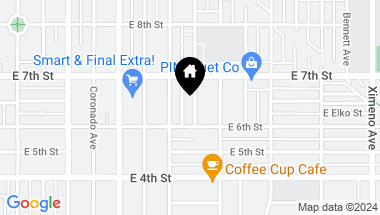 Map of 635 Euclid Avenue, Long Beach CA, 90814