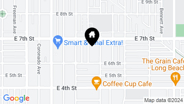 Map of 642 Euclid Ave., Long Beach CA, 90814