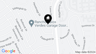 Map of 28620 Hazelridge Drive, Rancho Palos Verdes CA, 90275
