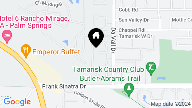 Map of 37826 Los Cocos Drive W, Rancho Mirage CA, 92270