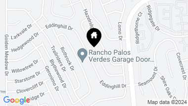 Map of 28437 Plainfield Drive, Rancho Palos Verdes CA, 90275