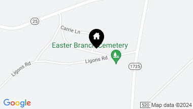 Map of 8662 Easter Branch Road, Ridge Spring SC, 29129