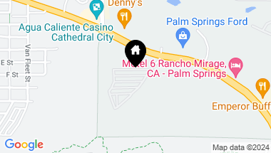 Map of 69333 E Palm Canyon Drive 168, Cathedral City CA, 92234