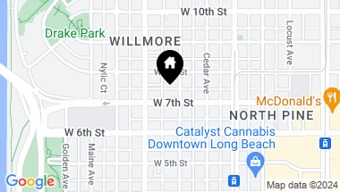 Map of 403 W 7th Street 309, Long Beach CA, 90813