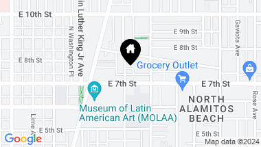 Map of 728 Cerritos Avenue, Long Beach CA, 90813