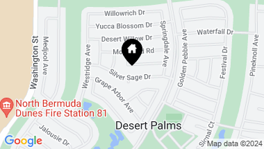 Map of 78342 Silver Sage Drive, Palm Desert CA, 92211