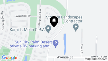 Map of 37565 Turnberry Drive, Palm Desert CA, 92211