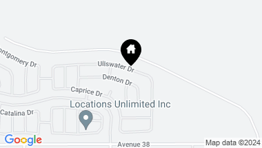 Map of 80577 Ullswater Drive, Indio CA, 92203