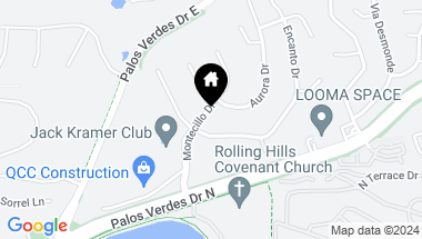 Map of 16 Montecillo Drive, Rolling Hills Estates CA, 90274