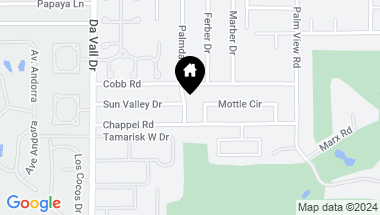 Map of 37320 Palmdale RD, Rancho Mirage CA, 92270