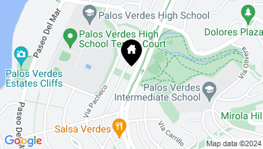 Map of 2037 Palos Verdes Drive W, Palos Verdes Estates CA, 90274