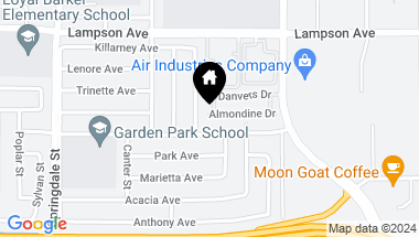 Map of 6812 Almondine Drive, Garden Grove CA, 92845