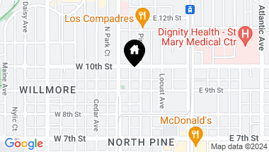 Map of 937 Pine Avenue, Long Beach CA, 90813