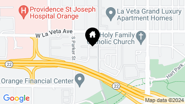Map of 555 S La Veta Park Circle 116, Orange CA, 92868