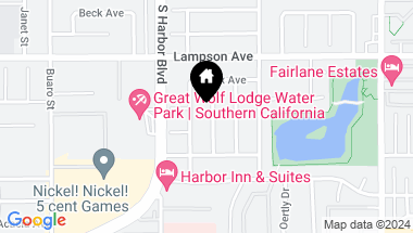 Map of 12621 Sweetbriar Drive, Garden Grove CA, 92840