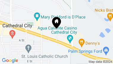 Map of 1 ST. PETERSBURG Court, Rancho Mirage CA, 92270