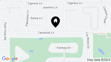 Map of 70930 Tamarisk Lane, Rancho Mirage CA, 92270