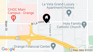 Map of 700 W La Veta Avenue C4, Orange CA, 92868