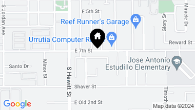 Map of 653 Carmen Drive, San Jacinto CA, 92583