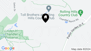 Map of 21 Club View Lane, Rolling Hills Estates CA, 90274