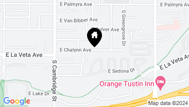 Map of 1208 E Chalynn Avenue, Orange CA, 92866