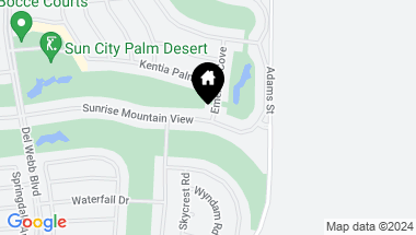Map of 36967 Emerald, Palm Desert CA, 92211