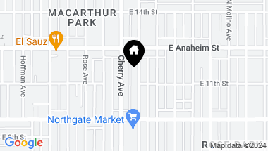 Map of 1119 Saint Louis Avenue, Long Beach CA, 90804