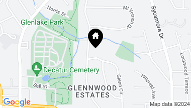 Map of 419 Glenn Circle, Decatur GA, 30030