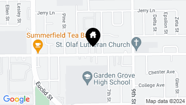 Map of 11281 Lampson Avenue, Garden Grove CA, 92840