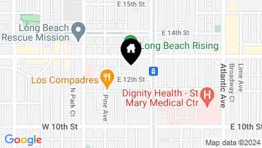 Map of 201 E 12th Street, Long Beach CA, 90813
