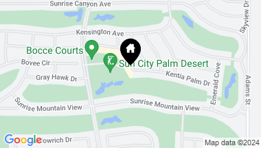 Map of 36695 Blue Palm Drive, Palm Desert CA, 92211