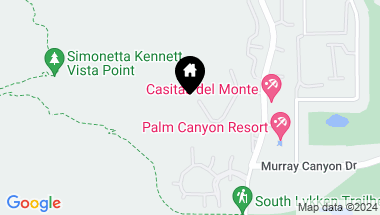 Map of 211 Ridge Mountain Drive, Palm Springs CA, 92264